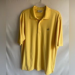 Master Performance Mens Polo Size L Solid Yellow